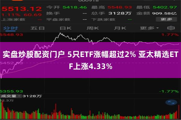 实盘炒股配资门户 5只ETF涨幅超过2% 亚太精选ETF上涨4.33%