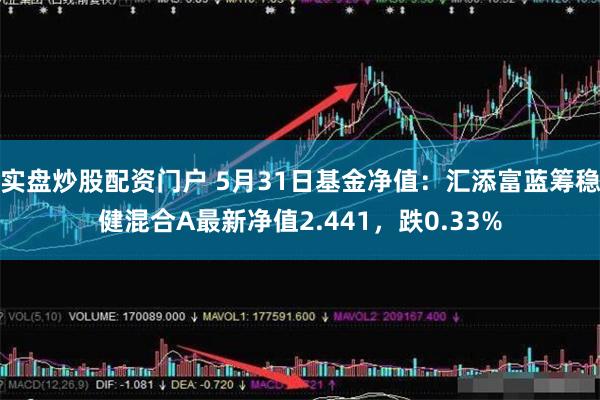 实盘炒股配资门户 5月31日基金净值：汇添富蓝筹稳健混合A最新净值2.441，跌0.33%